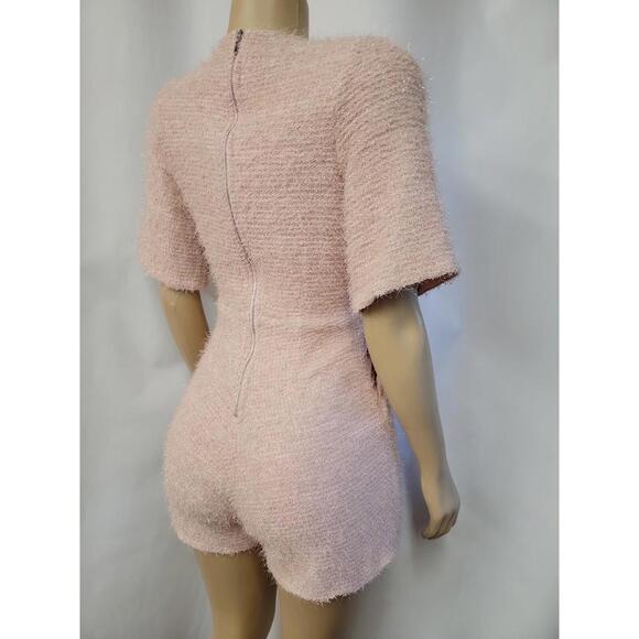 Hilary Duff for Smash + Tess Tinsel Skorty pink Women's Romper 2XS NEW #E - Picture 5 of 11